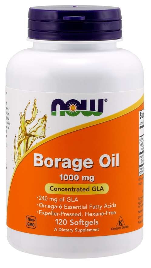 NOW FOODS Kurgirohuõli GLA - kurgirohuõli 1000 mg 120 kapslit