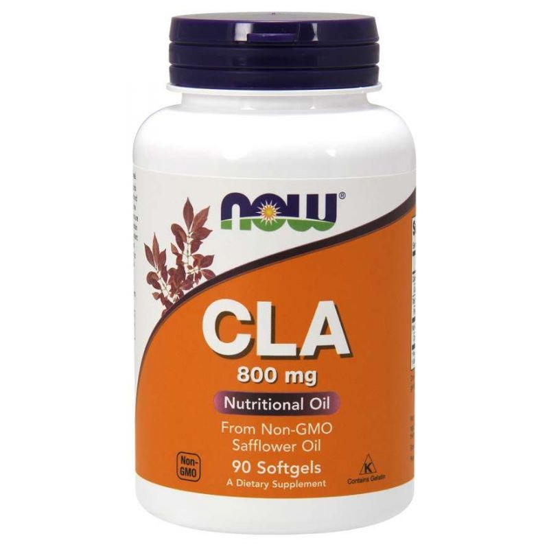 NOW FOODS CLA 800 mg – konjugeeritud linoolhape saflooriõlist 90 kapslit