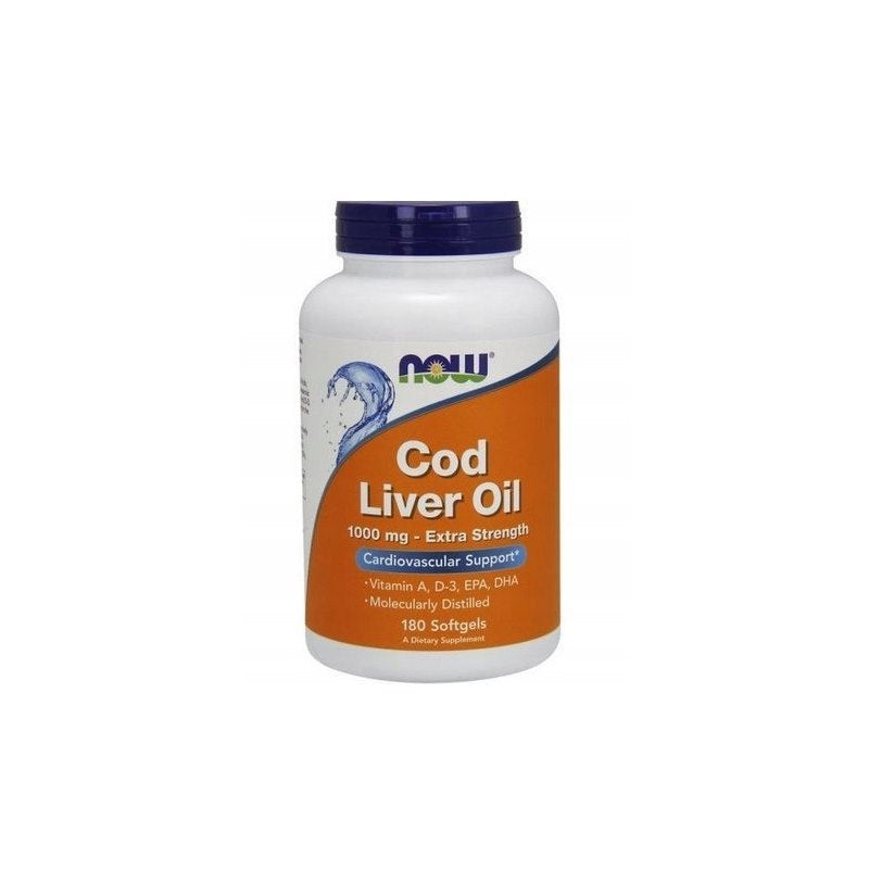 NOW FOODS Tursaõli eriti tugev - tursaõli 1000 mg 180 kaps.