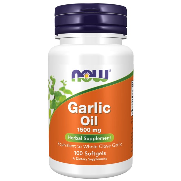 NOW FOODS küüslauguõli 1500 mg - kontsentraat 3 mg 100 kapslit