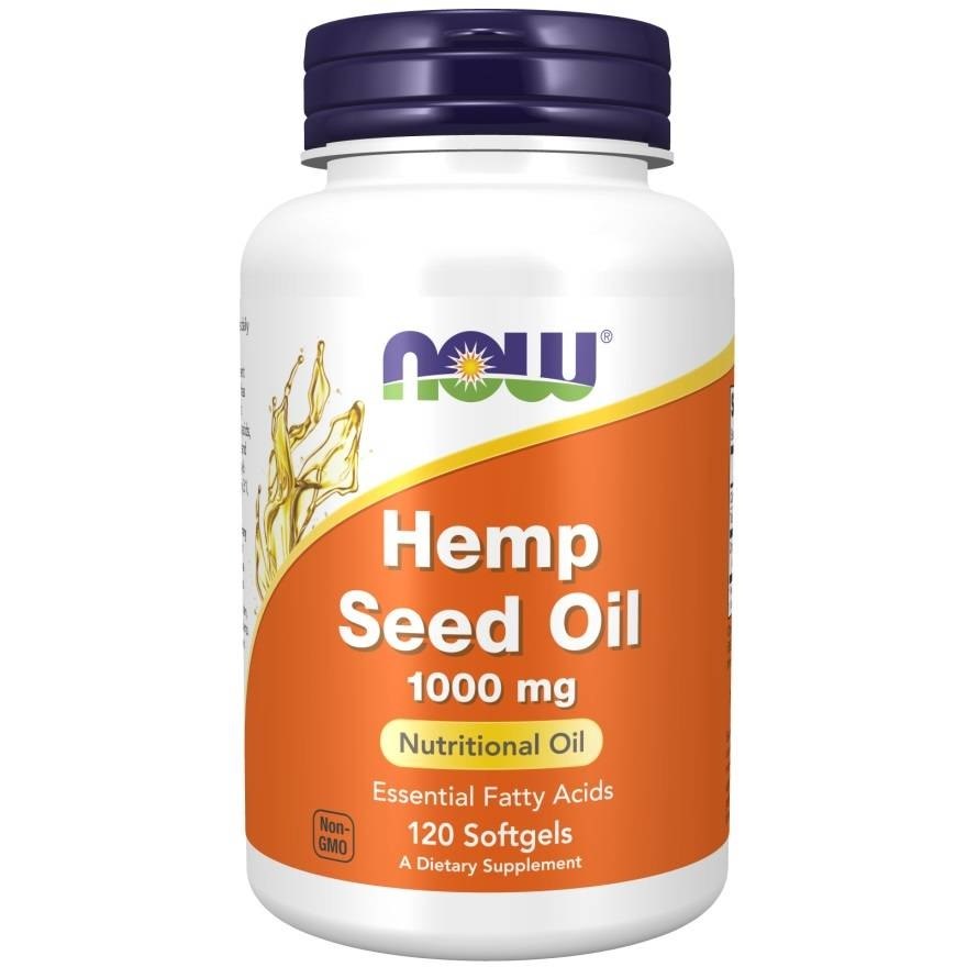 NOW FOODS Kanepiõli 1000 mg 120 kapslit