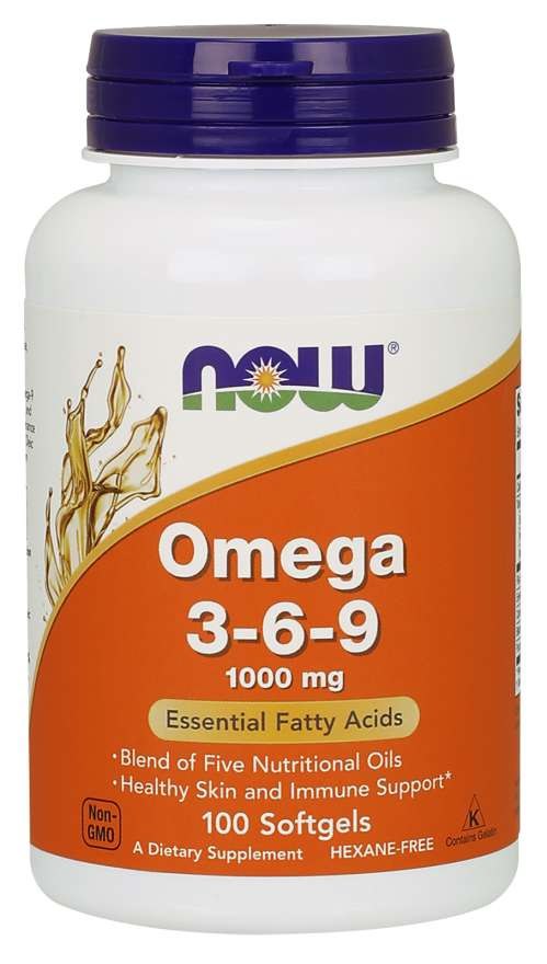 Now Foods Omega 3-6-9 100 kapslit