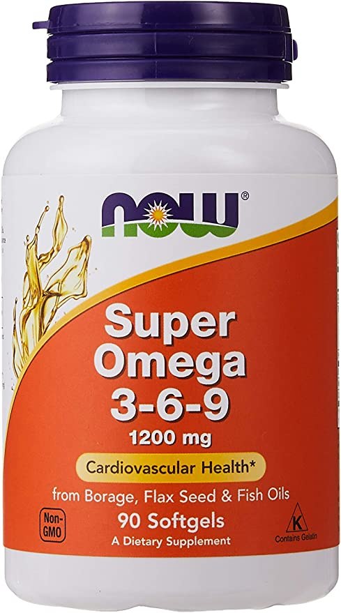 Now Foods Super Omega 3-6-9, 90 kapslit