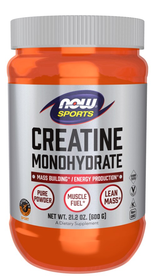 Now Foods kreatiinmonohüdraadi pulber 600 g