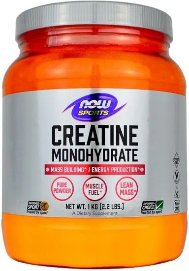NOW FOODS kreatiinmonohüdraat – kreatiinmonohüdraadi pulber 1 kg
