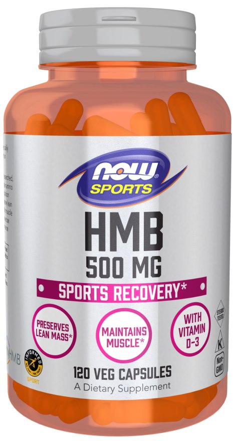 NOW FOODS HMB 500 mg 120 kapslit