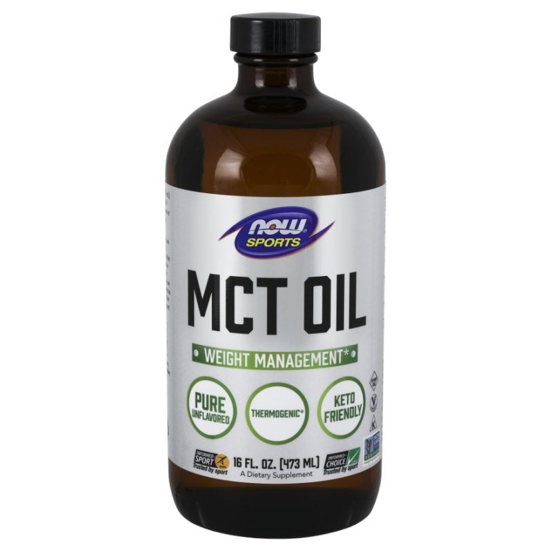 NOW FOODS MCT õli – lõhnatu MCT õli 473 ml