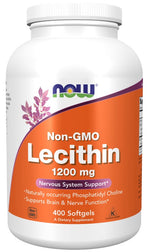 NOW FOODS sojaletsitiin 1200 mg GMO-vaba 400 kaps.