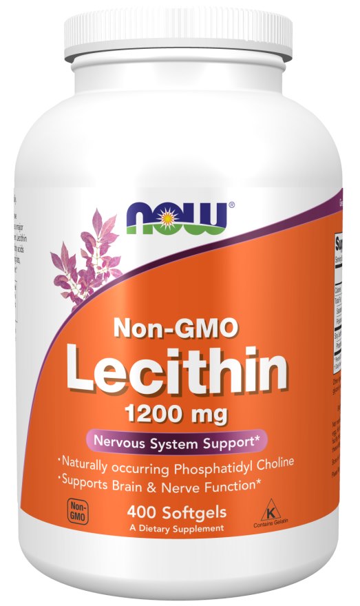 NOW FOODS sojaletsitiin 1200 mg GMO-vaba 400 kaps.