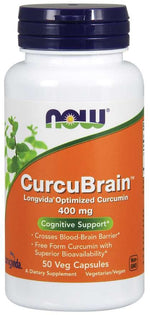 NOW FOODS CurcuBrain 400 mg 50 kapslit