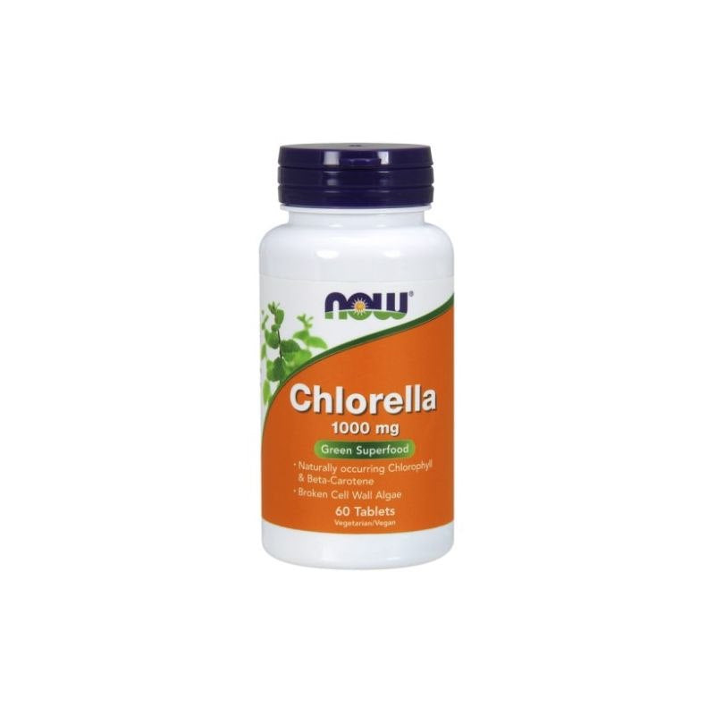 NOW FOODS Chlorella 1000 mg – lõhutud rakuseintega 60 tabletti