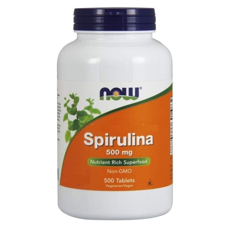 NOW FOODS Spirulina 500 mg 500 tabletti