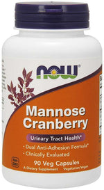 NOW FOODS Mannose Cranberry – D-mannoos ja jõhvikad 90 kapslit