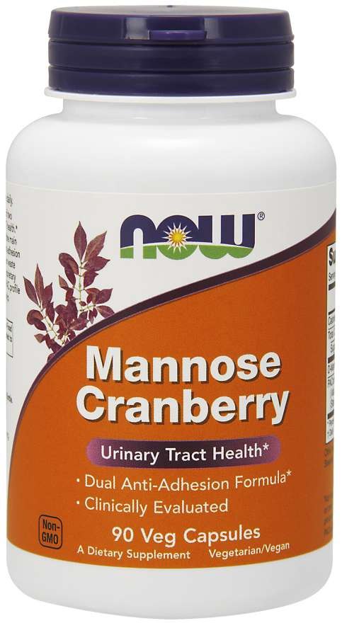 NOW FOODS Mannose Cranberry – D-mannoos ja jõhvikad 90 kapslit
