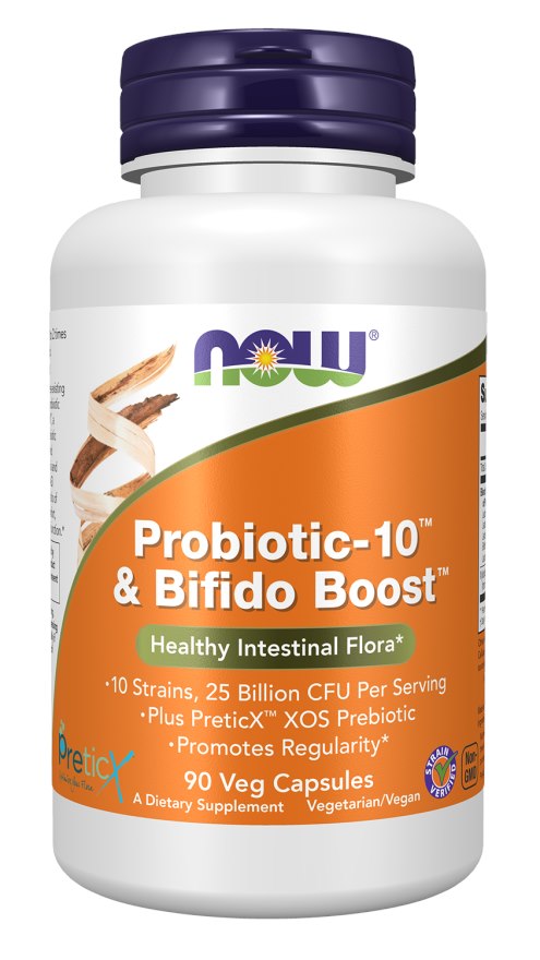 Now Foods Probiotic-10 ja Bifido toidulisand – 25 miljardit 90 kapslit