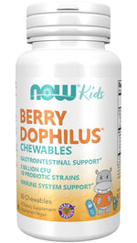 NOW FOODS BerryDophilus Kids - Probiootikum lastele 60 närimistabletti