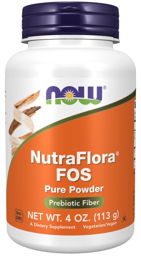 Now Foods NutraFlora® FOS - fruktooligosahhariidide pulber 113 g