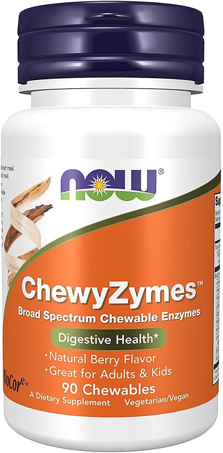 NOW FOODS ChewyZymes - seedeensüümid 90 tabletti