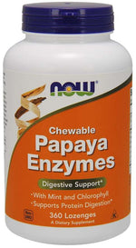 NOW FOODS Ensüüm Papaia 2000 USP – Papaia ensüümid 360 tabletti