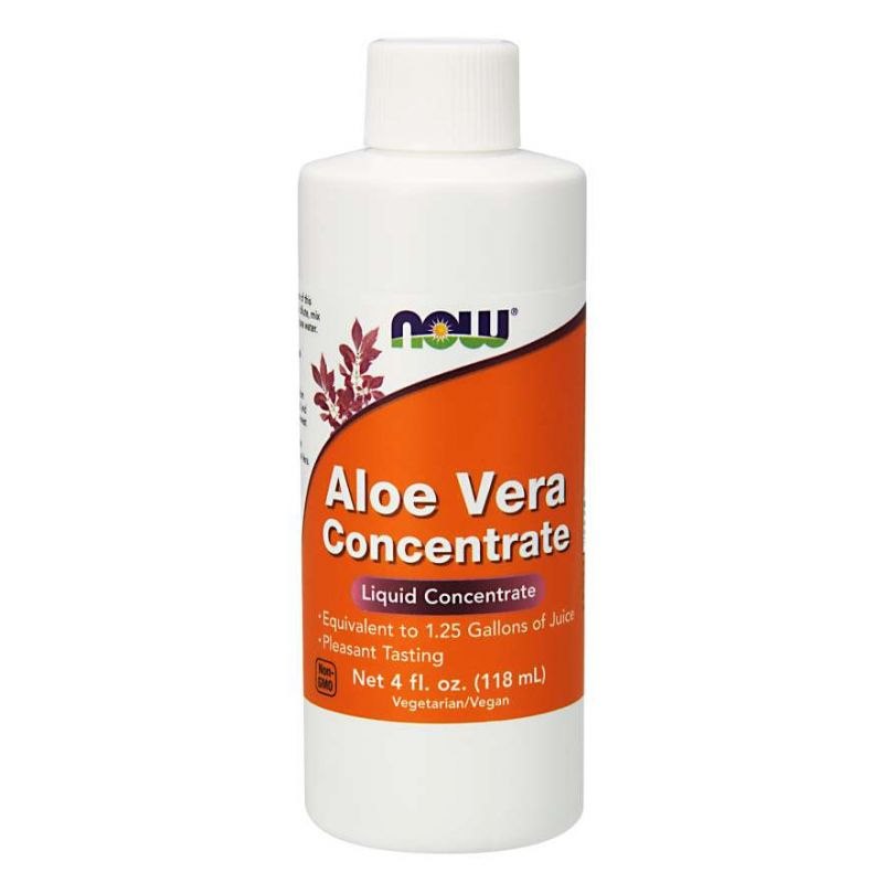 NOW FOODS aaloe kontsentraat – aaloekontsentraat aaloelehtedest 40:1 118 ml