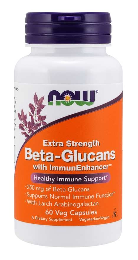 NOW FOODS beetaglükaanid immuunostimulaatoriga 60 kapslit