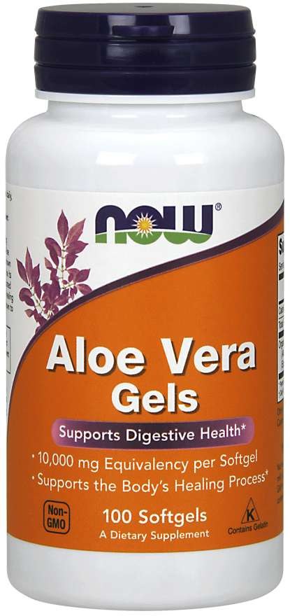 NOW FOODS aaloe geel – aaloe kontsentraat aaloe lehtedest 200:1 100 kapslit
