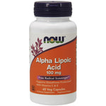 NOW FOODS ALA - alfa-lipoehape 100 mg + askorbiinhape + E-vitamiin 60 kapslit