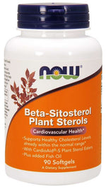 NOW FOODS Beeta-sitosterooli taimesteroolid - taimsed steroolid 90 kapslit