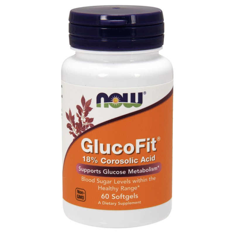 NOW FOODS GlucoFit - banaanilehe ekstrakt 60 kapslit
