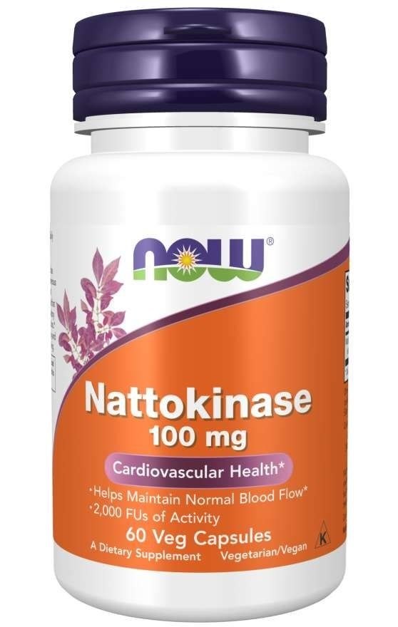 Now Foods Nattokinaza 60 kapslit