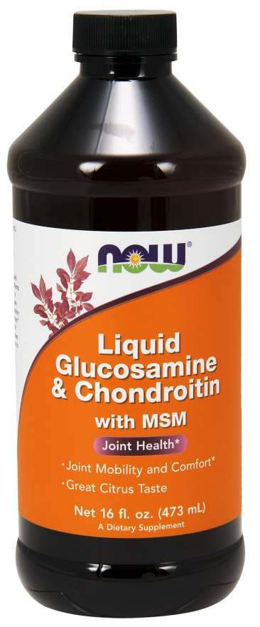 NOW FOODS Glucosamine, Chondroitin & MSM 473 ml