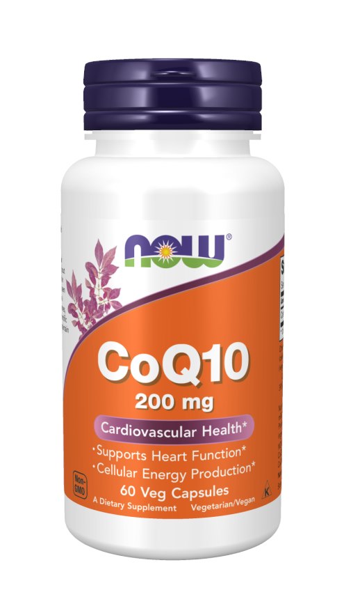 NOW FOODS koensüüm Q10 200 mg 60 kapslit