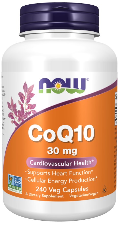 NOW FOODS CoQ10 30 mg 240 kapslit