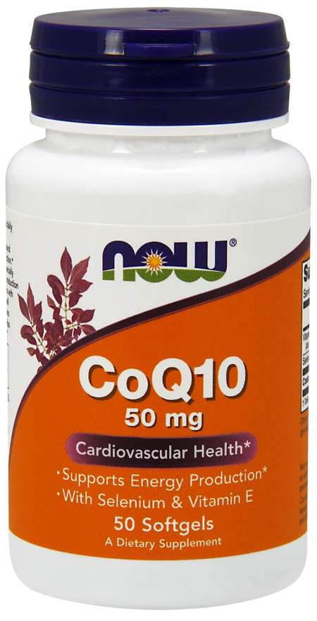 NOW FOODS CoQ10 50 kapslit