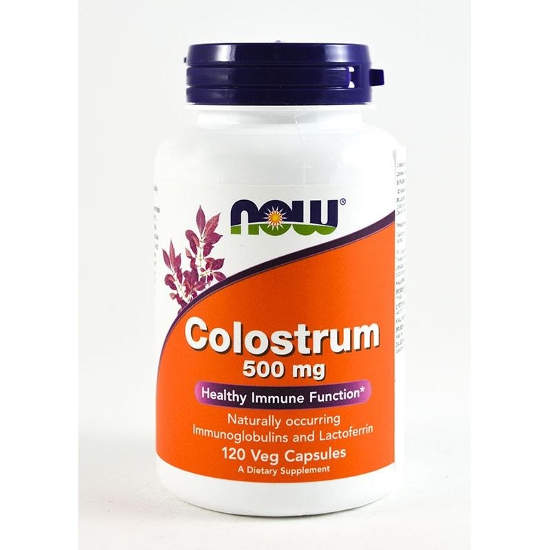 NOW FOODS Kolostrum 500 mg 120 kapslit