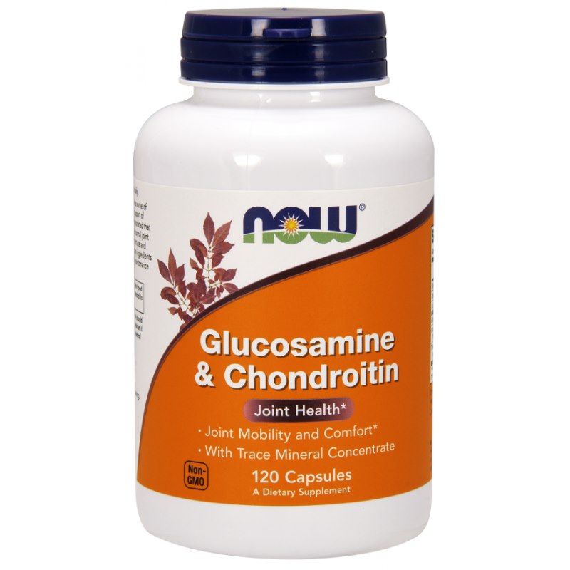 NOW FOODS glükoosamiini, kondroitiini ja mikroelementide 120 kapslit