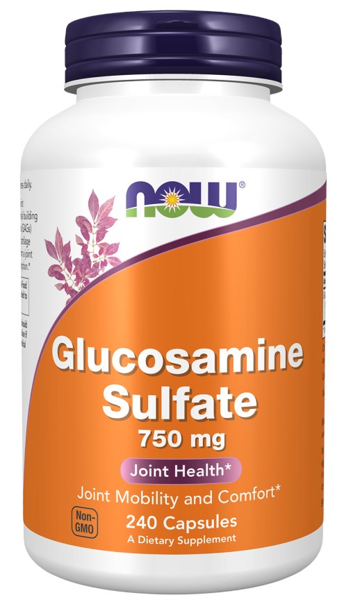 NOW FOODS glükoosamiinsulfaat 750 mg 240 kapslit