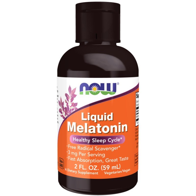 NOW FOODS vedel melatoniin - melatoniin 59 ml