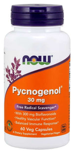 Now Foods Pycnogenol 30 mg 60 kapslit