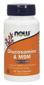 NOW FOODS Glucosamine MSM 60 kaps.