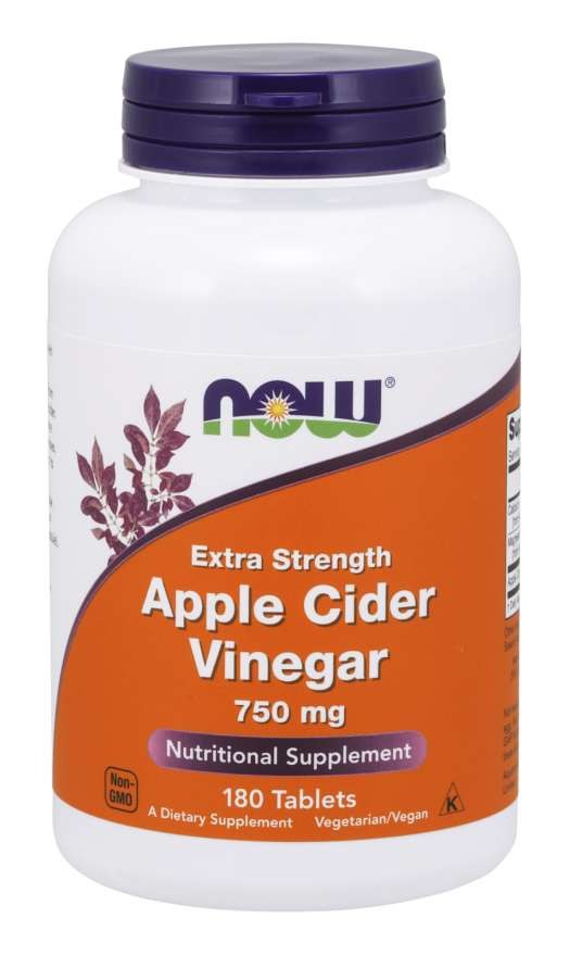 NOW FOODS õunaäädikas 750 mg 180 tabletti
