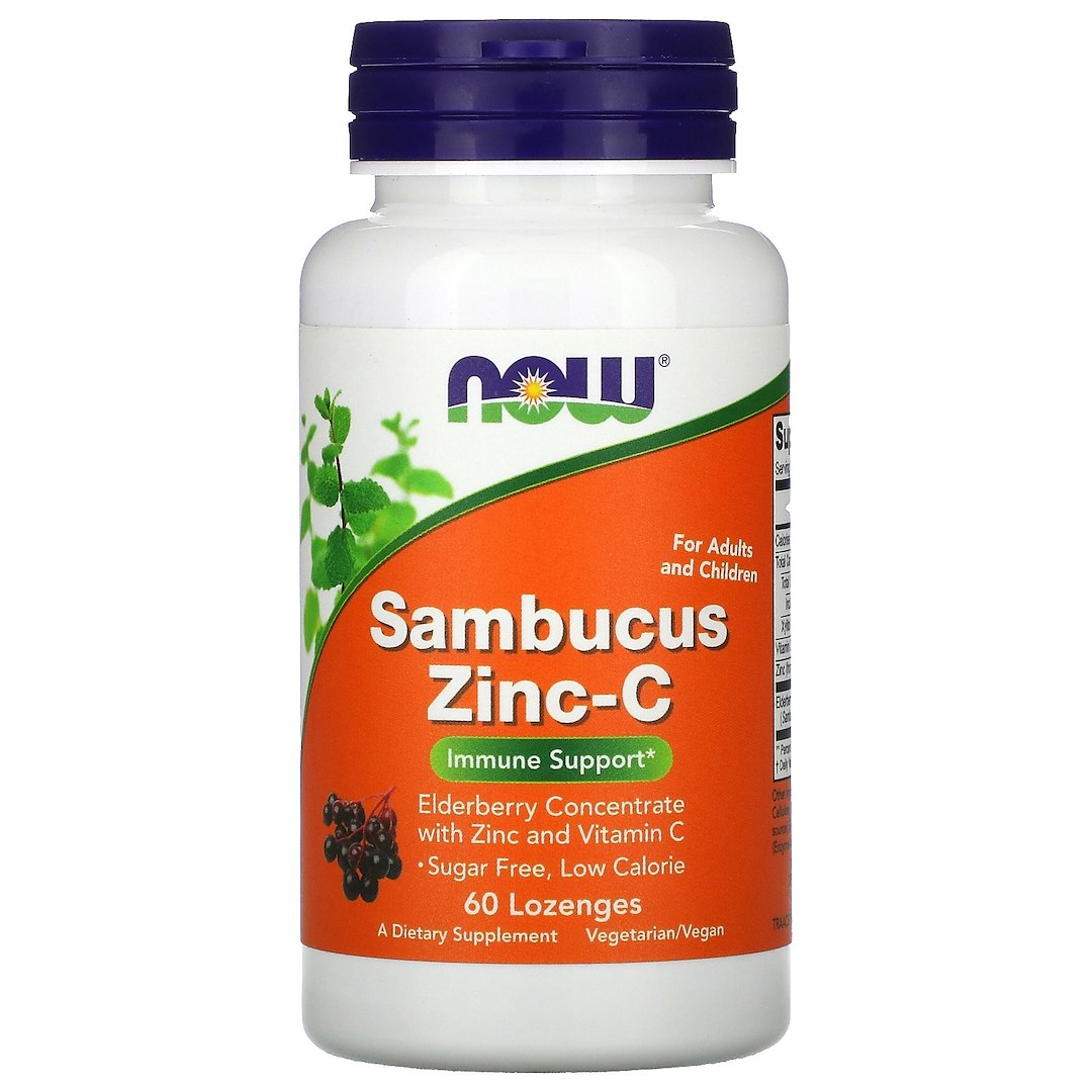 Now Foods Sambucus Zinc-C - tsingi imemistabletid 60 tabletti