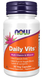 NOW FOODS Daily Vits – vitamiinid ja mineraalained 30 kapslit