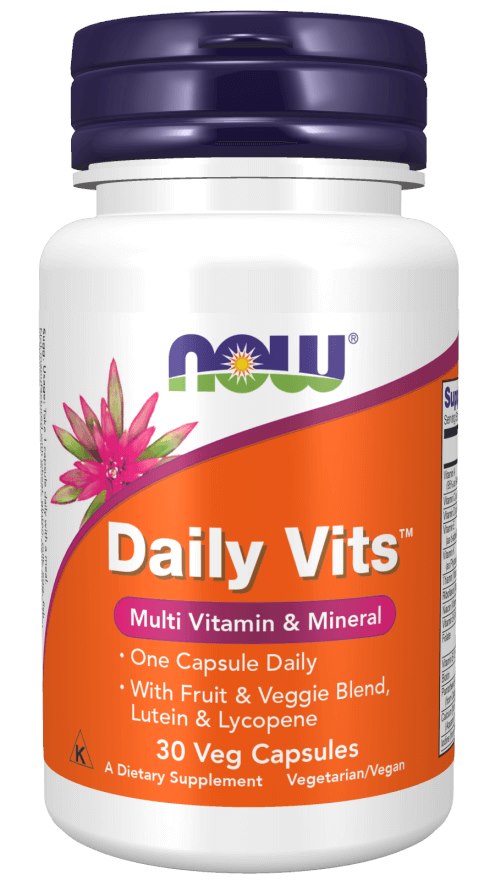 NOW FOODS Daily Vits – vitamiinid ja mineraalained 30 kapslit