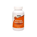 Now Foods Prenatal Gelid + DHA - Prenataalsed vitamiinid ja mineraalid + DHA 180 kapslit