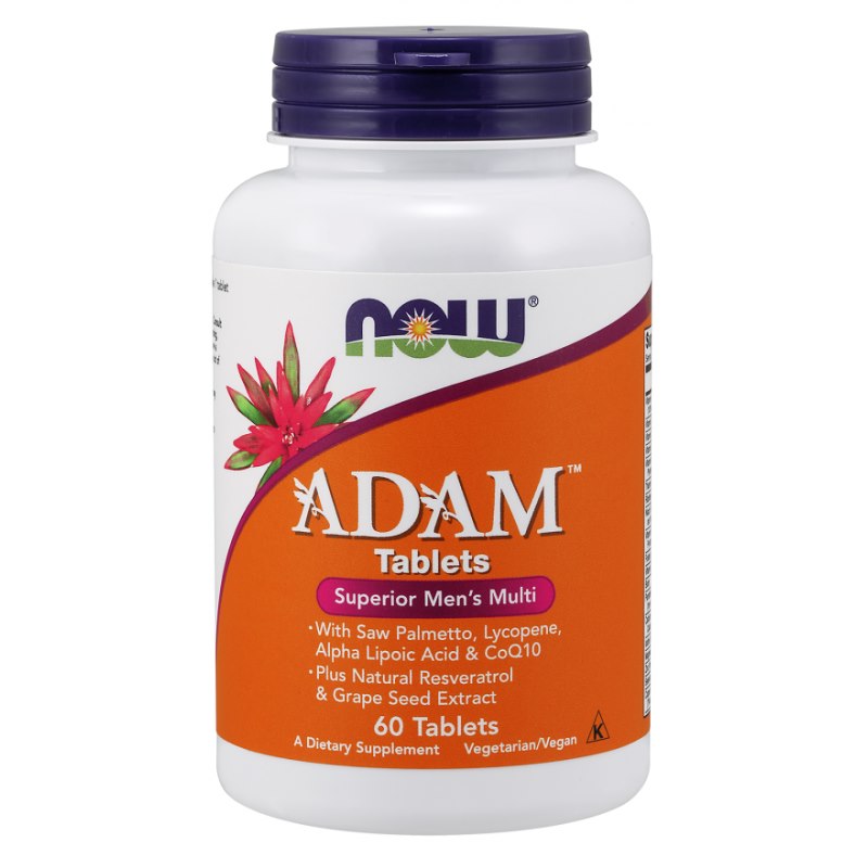 Now Foods ADAM multivitamiinid ja mineraalid meestele 60 tabletti