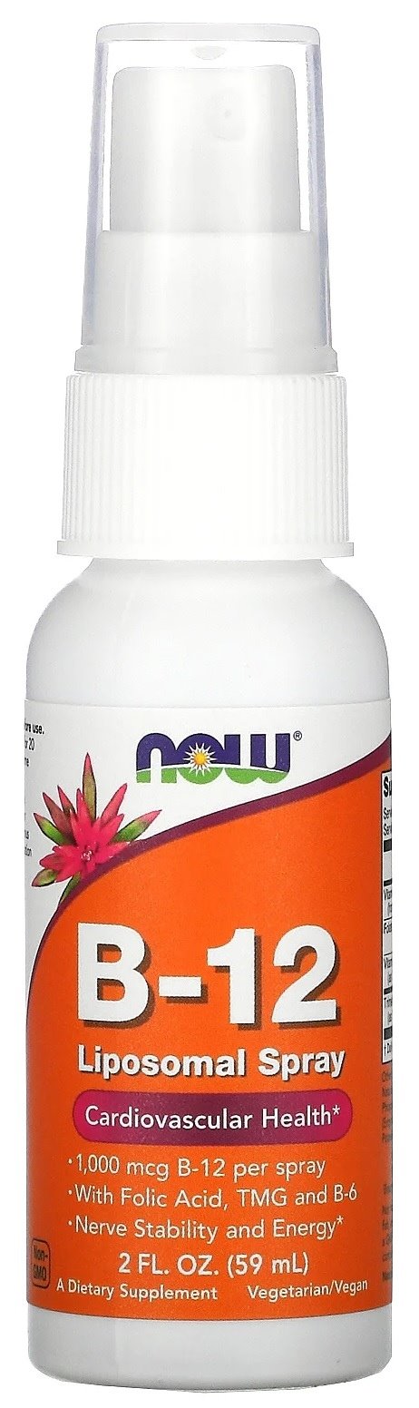 NOW FOODS B12 liposomaalne pihus 59 ml