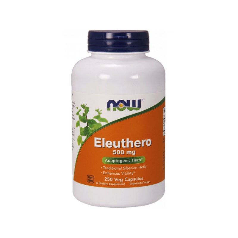 NOW FOODS Eleuthero 500 mg - Siberi ženšenn 250 kaps.
