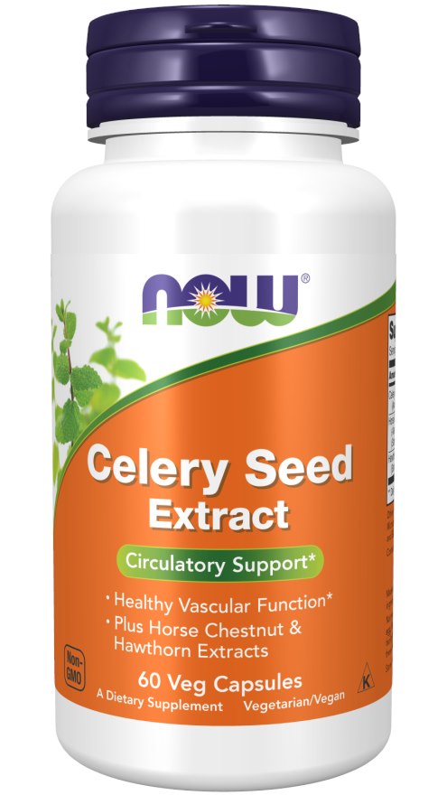 NOW FOODS Selleriseemneekstrakt 100 mg 60 kapslit