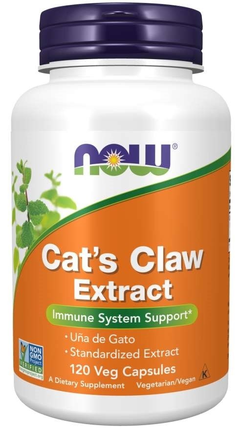 NOW FOODS Cat's Claw ekstrakt 120 kapslit